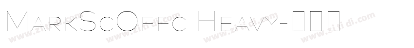 MarkScOffc Heavy字体转换